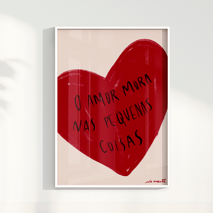 Quadro o Amor por Ela Marte
