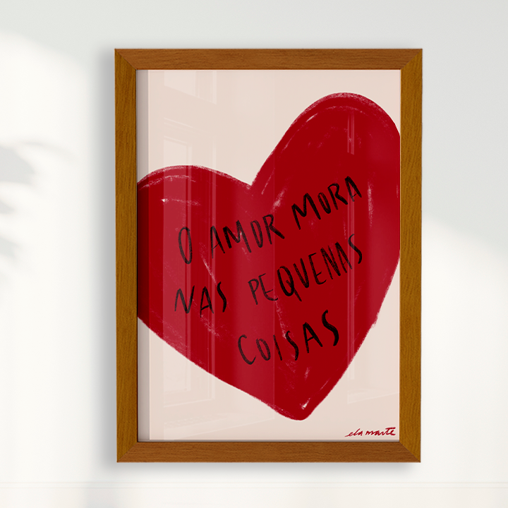 Quadro o Amor por Ela Marte