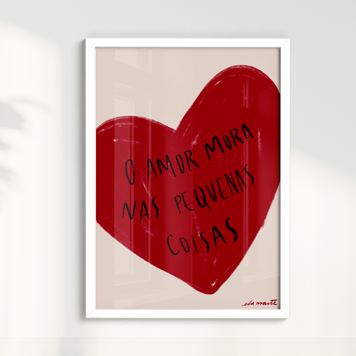 Quadro o Amor por Ela Marte