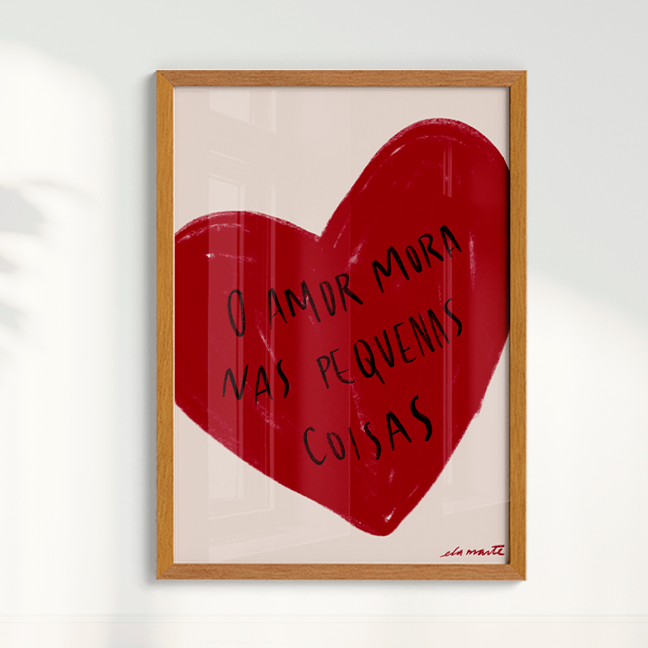 Quadro o Amor por Ela Marte