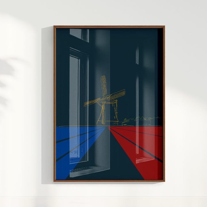 Quadro Amsterdã João de Rossi