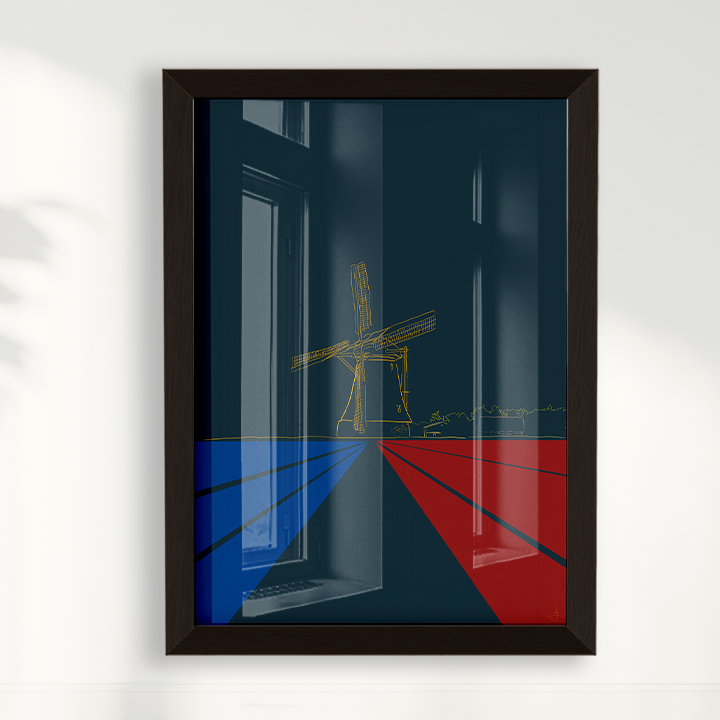 Quadro Amsterdã João de Rossi