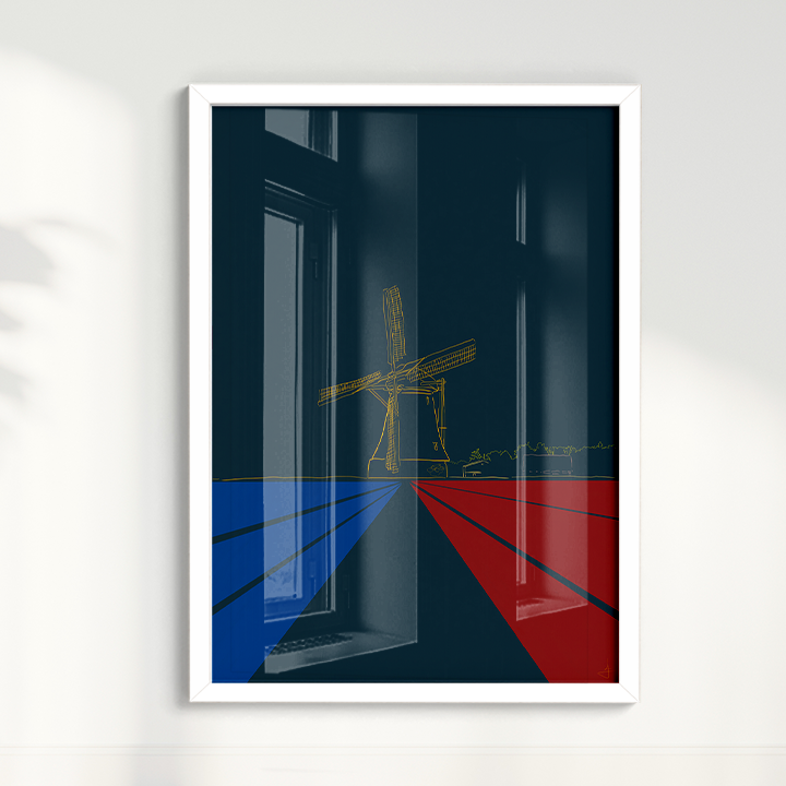 Quadro Amsterdã João de Rossi
