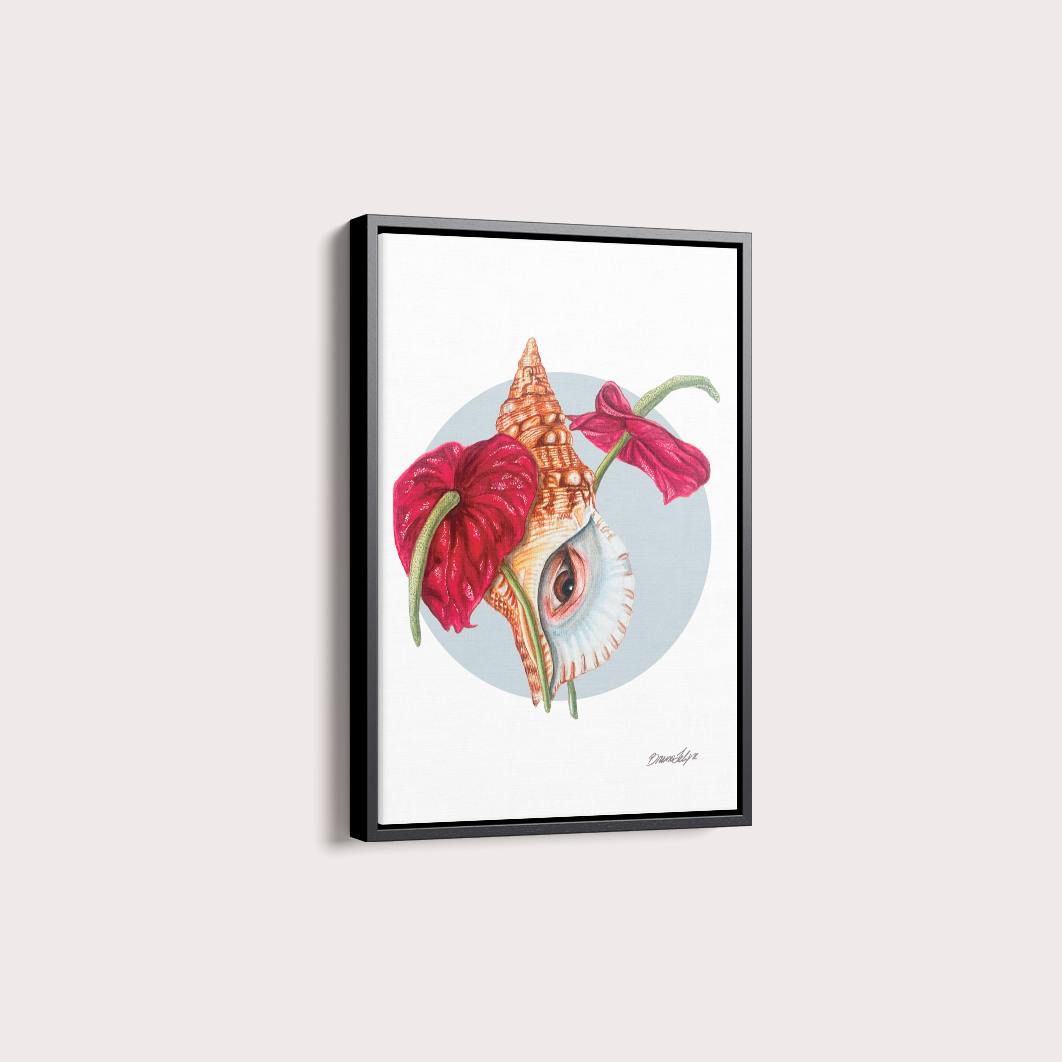 Quadro Antúrio por Bruno Felipe