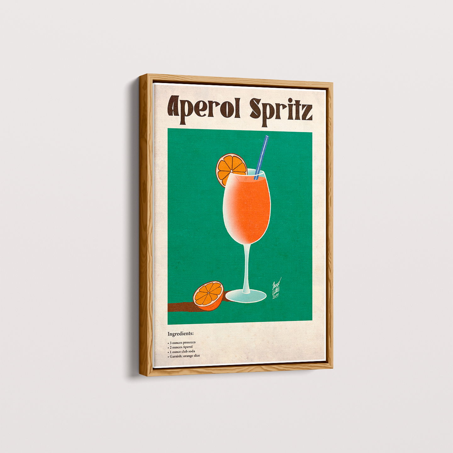 Quadro Aperol Spritz por Thiago Villas Boas