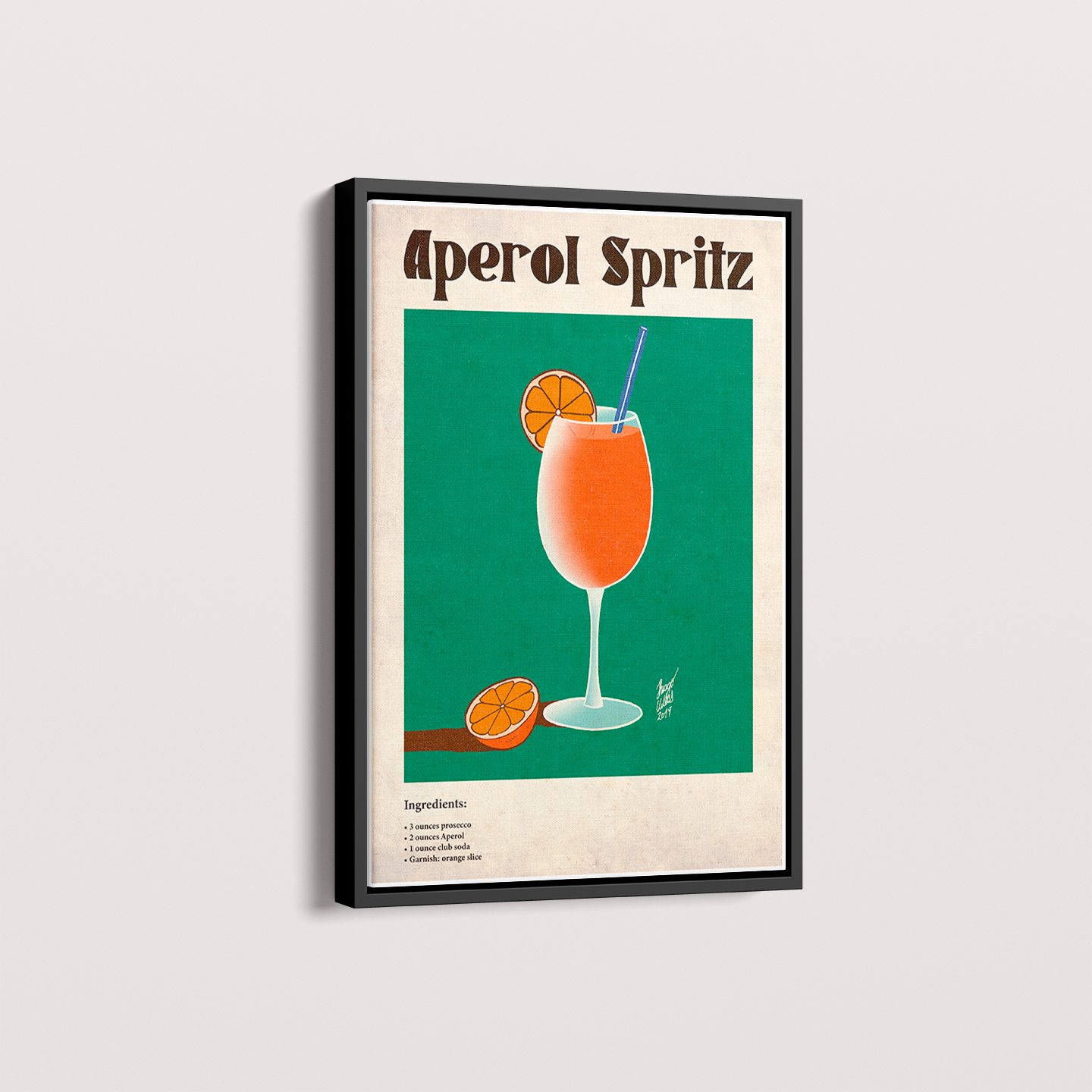 Quadro Aperol Spritz por Thiago Villas Boas