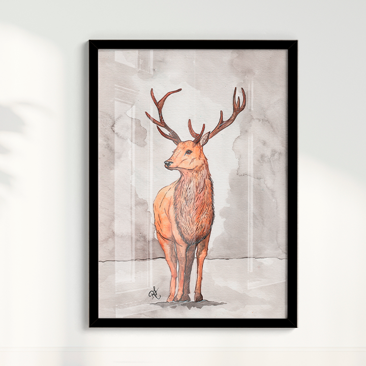 Quadro aquarelando 11 por Rayana Karoline
