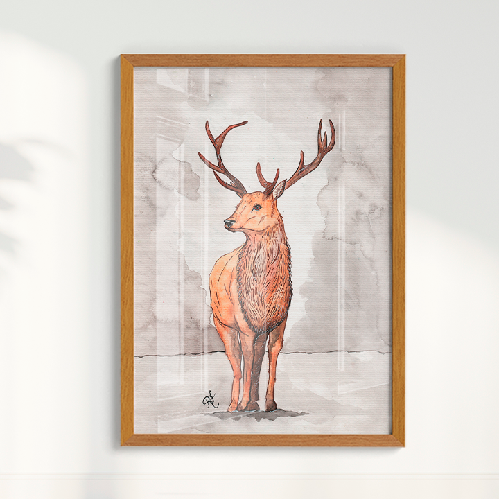 Quadro aquarelando 11 por Rayana Karoline