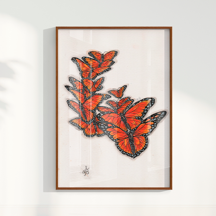 Quadro Aquarelando 16 por Rayana Karoline