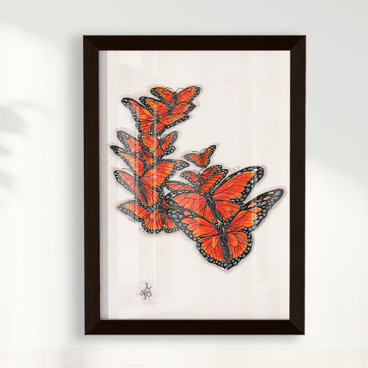 Quadro Aquarelando 16 por Rayana Karoline