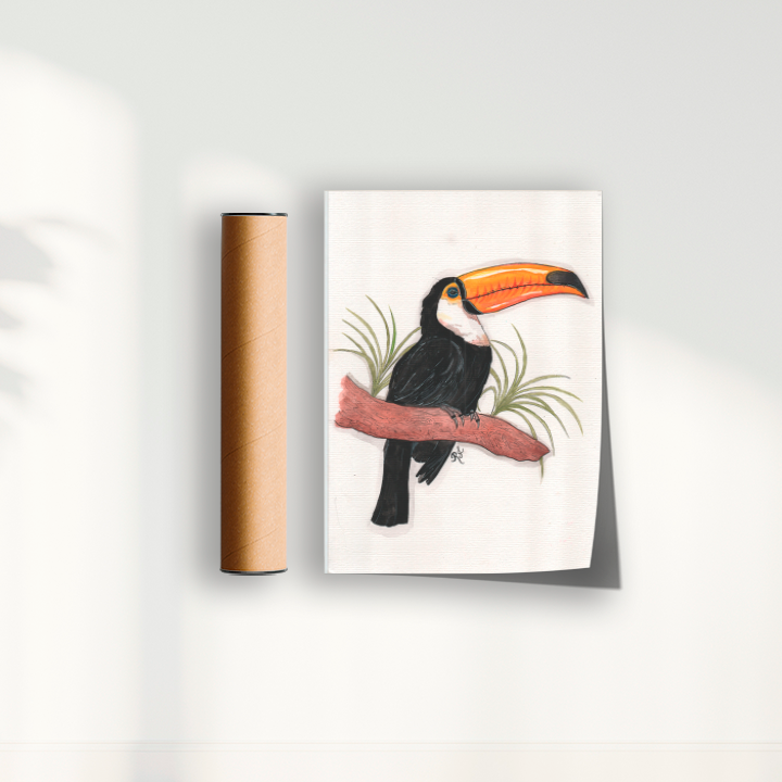 Quadro Tucano por Rayana Karoline