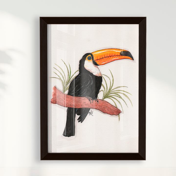 Quadro Tucano por Rayana Karoline