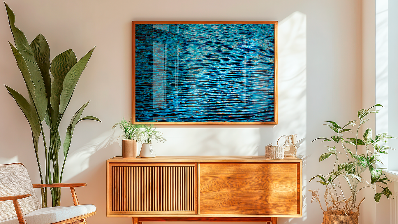 Quadro Algo Azul por Larissa Heitmann