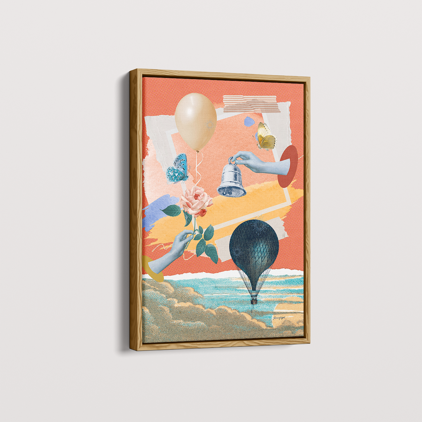 Quadro Sino e Balão por Adoro Cores