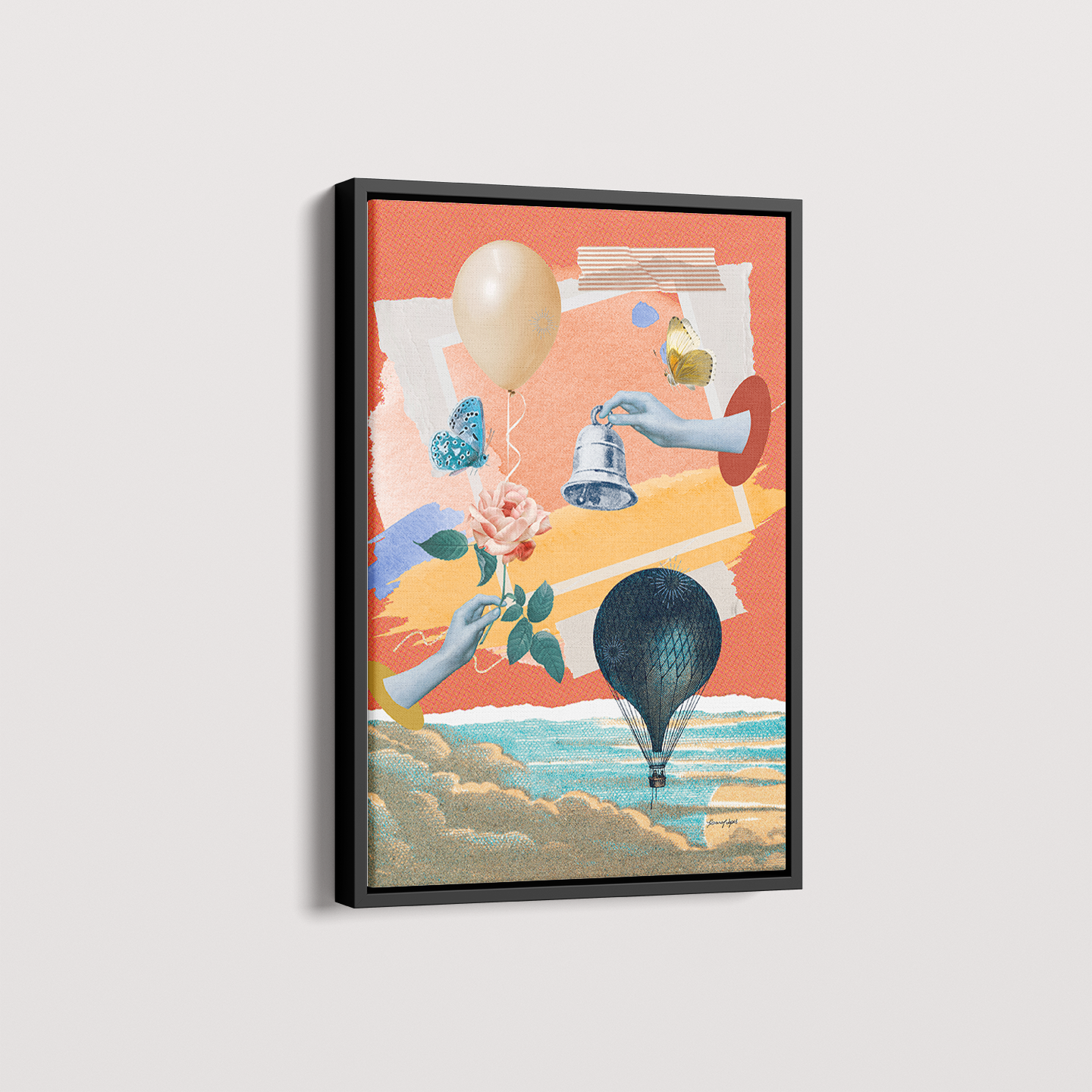 Quadro Sino e Balão por Adoro Cores
