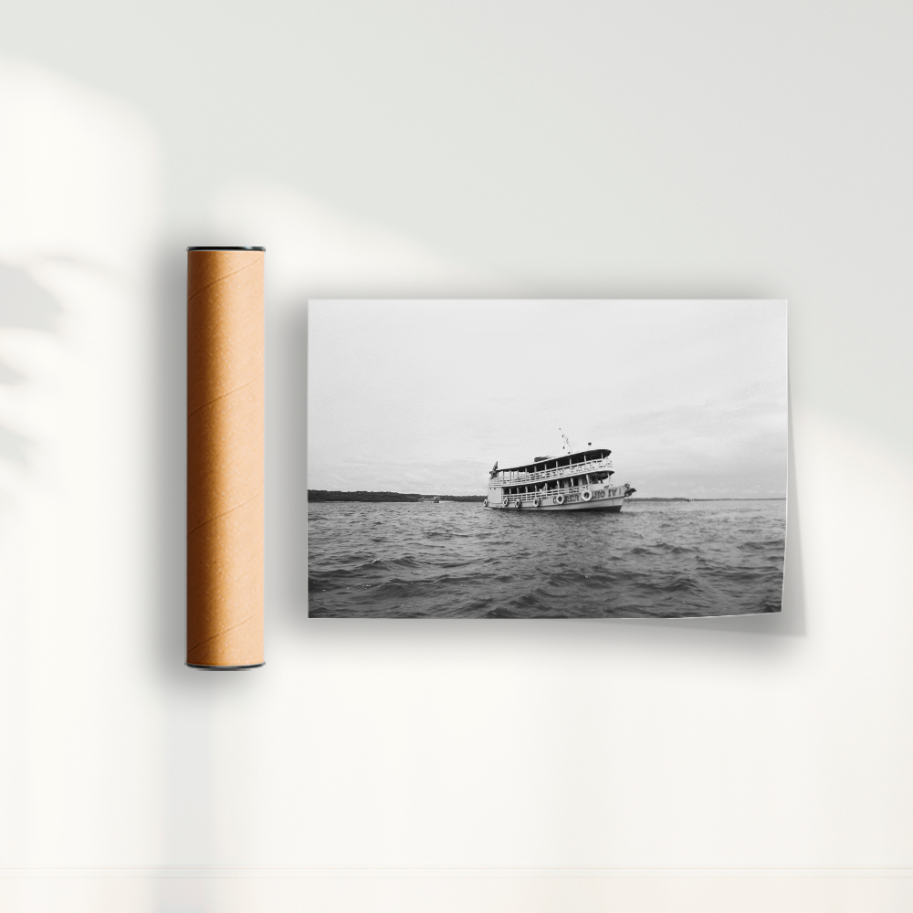 Quadro Barco Antigo por Angus Waddacor-McConill