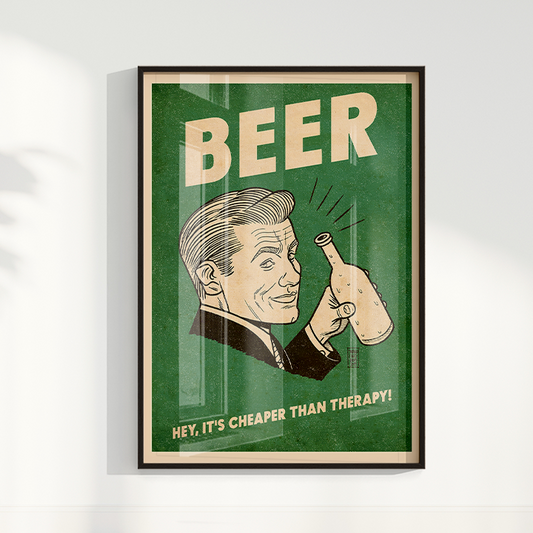Quadro Hey Beer por Thiago Villas Boas