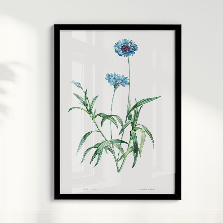 Quadro Blue Flower vintage I