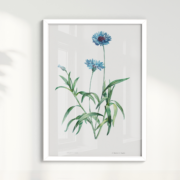 Quadro Blue Flower vintage I