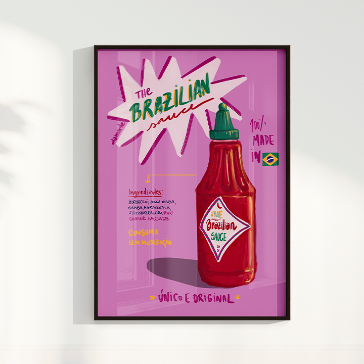 Quadro THE BRAZILIAN SAUCE por Ela Marte
