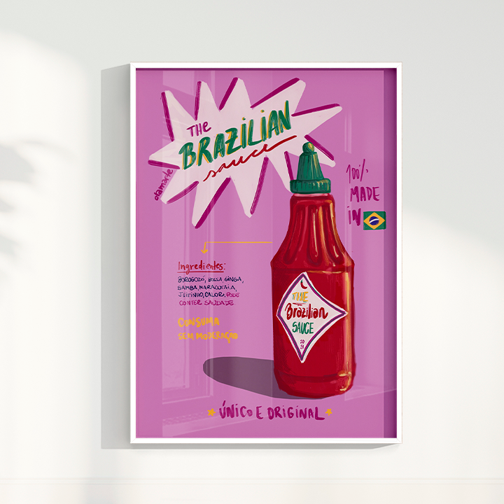 Quadro THE BRAZILIAN SAUCE por Ela Marte