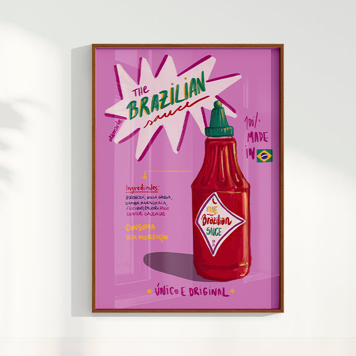 Quadro THE BRAZILIAN SAUCE por Ela Marte