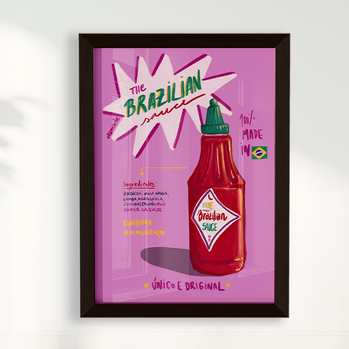 Quadro THE BRAZILIAN SAUCE por Ela Marte