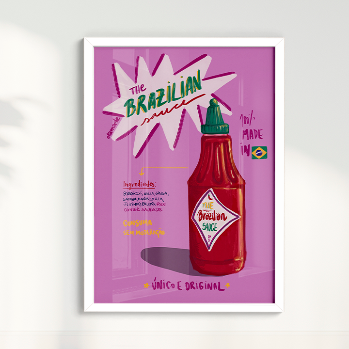 Quadro THE BRAZILIAN SAUCE por Ela Marte