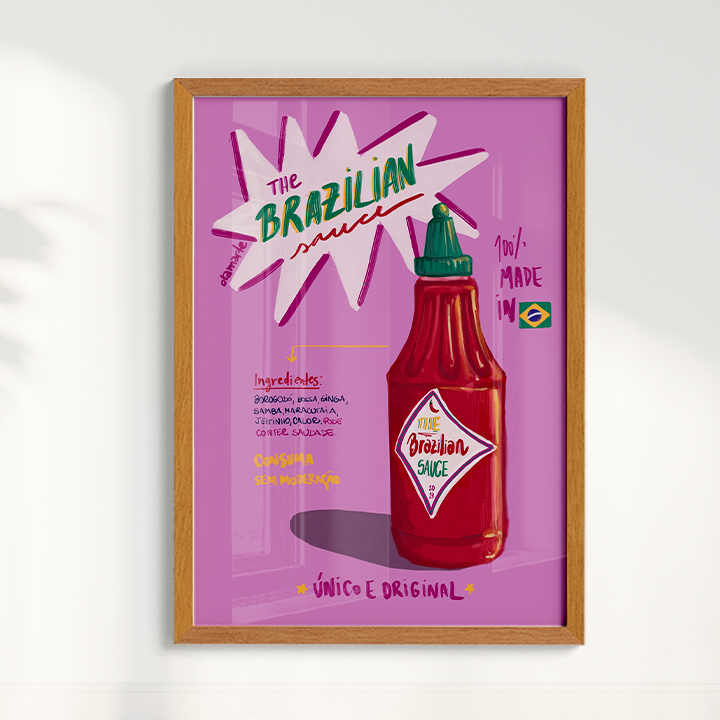Quadro THE BRAZILIAN SAUCE por Ela Marte
