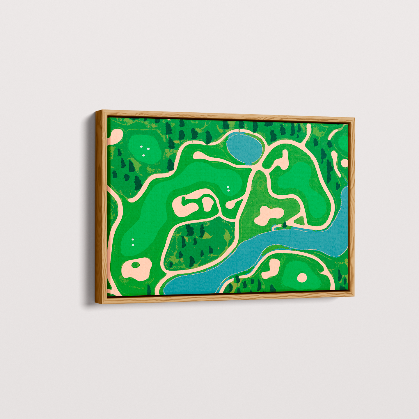 Quadro Campo de Golf
