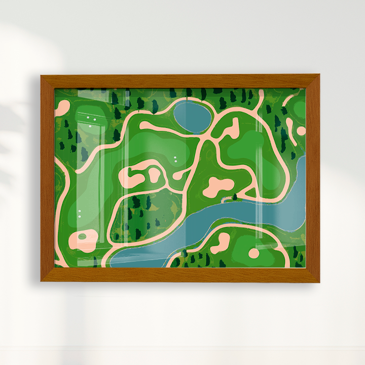 Quadro Campo de Golf