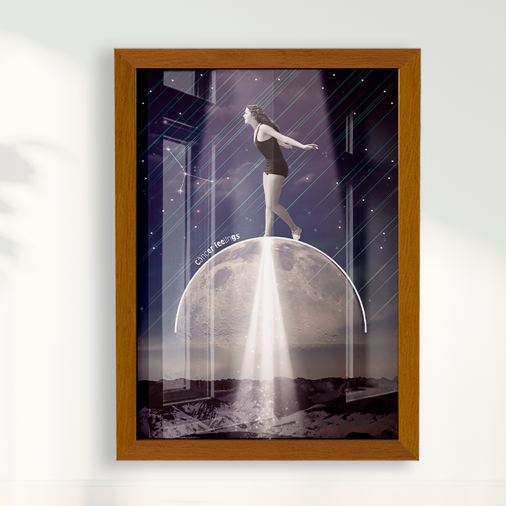 Quadro Signos - Câncer Feelings por Joana Petribú