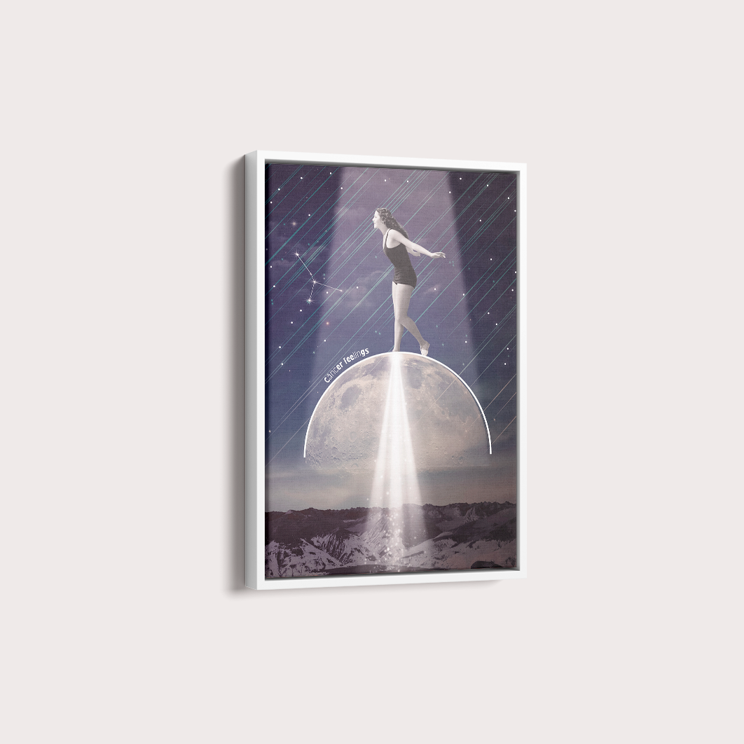 Quadro Signos - Câncer Feelings por Joana Petribú