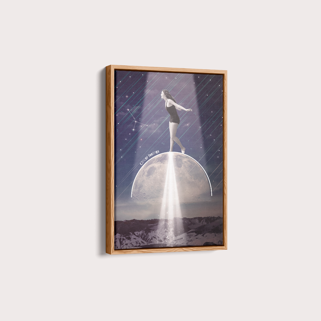 Quadro Signos - Câncer Feelings por Joana Petribú