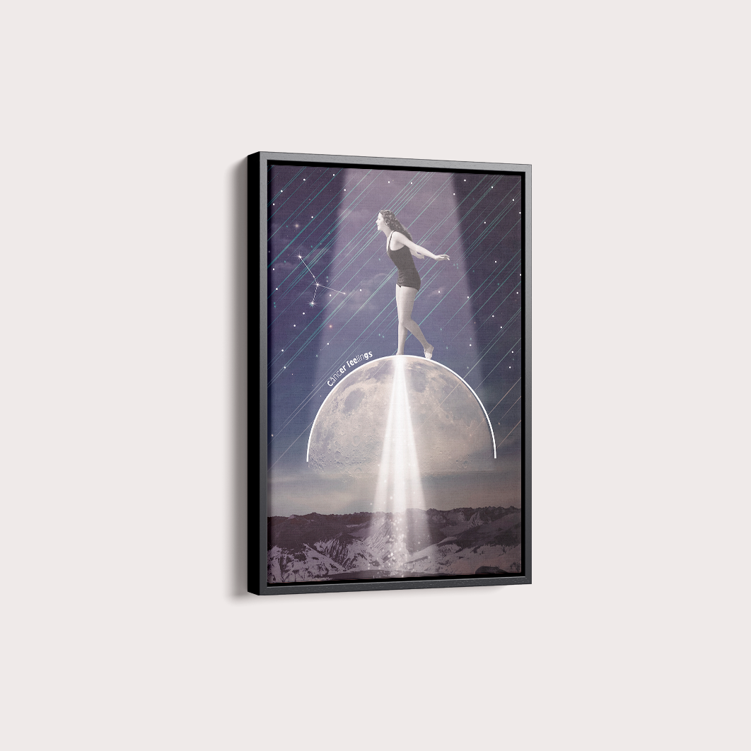 Quadro Signos - Câncer Feelings por Joana Petribú