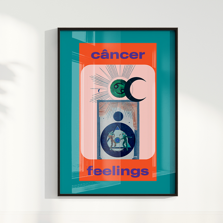 Quadro Signos - Cancer Feelings por Joana Petribú