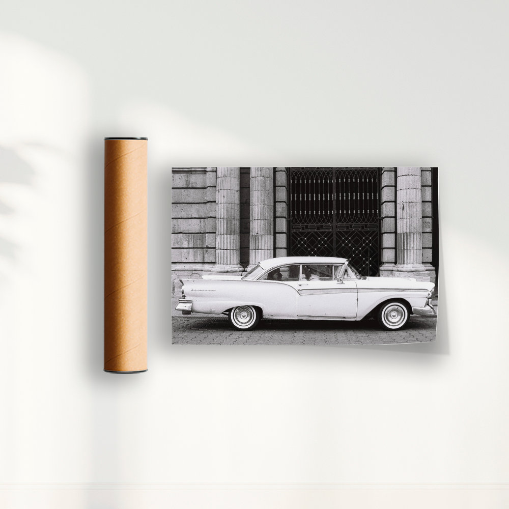 Quadro Carro Antigo por Angus Waddacor-McConill