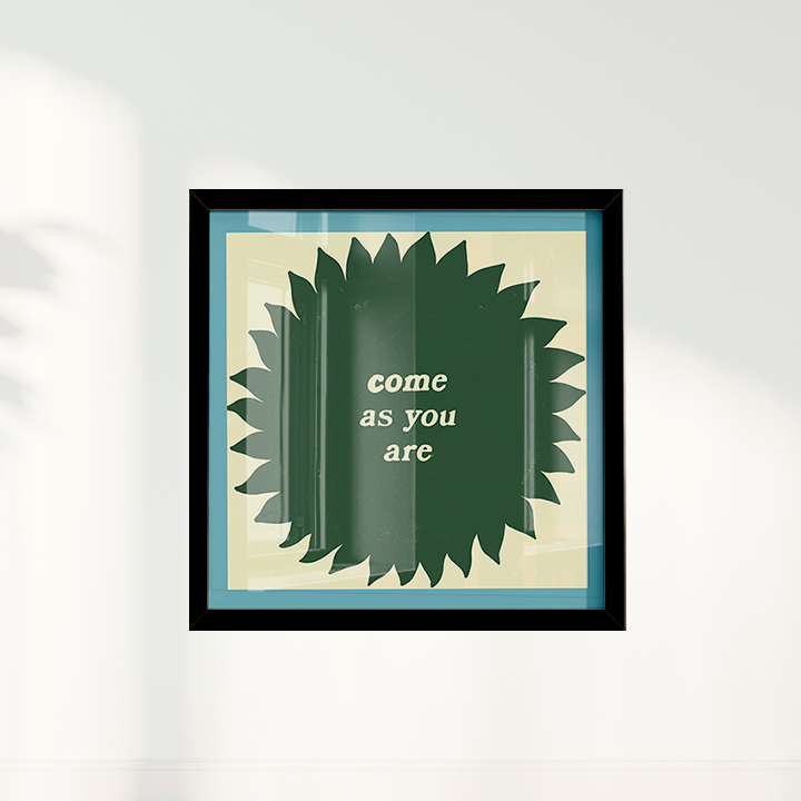 Quadro come as you are I por Heloisa Camargo