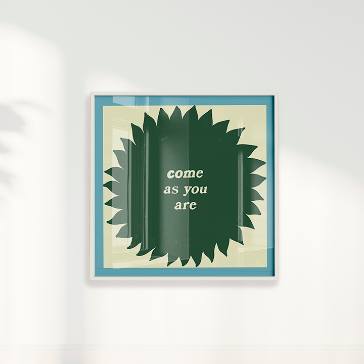 Quadro come as you are I por Heloisa Camargo