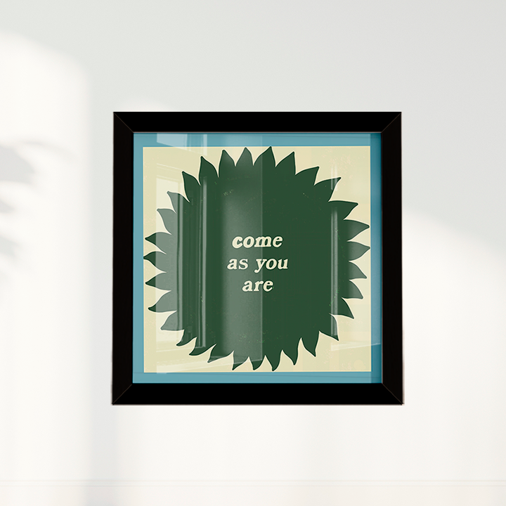 Quadro come as you are I por Heloisa Camargo