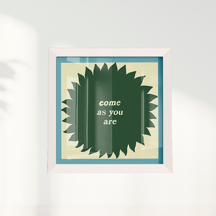 Quadro come as you are I por Heloisa Camargo