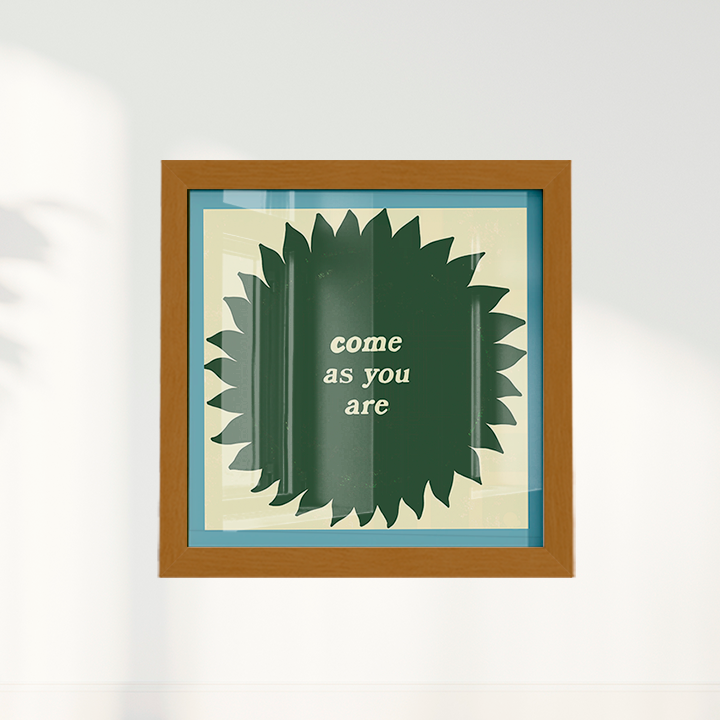 Quadro come as you are I por Heloisa Camargo