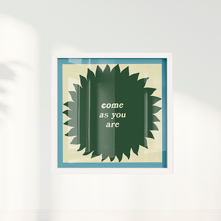Quadro come as you are I por Heloisa Camargo