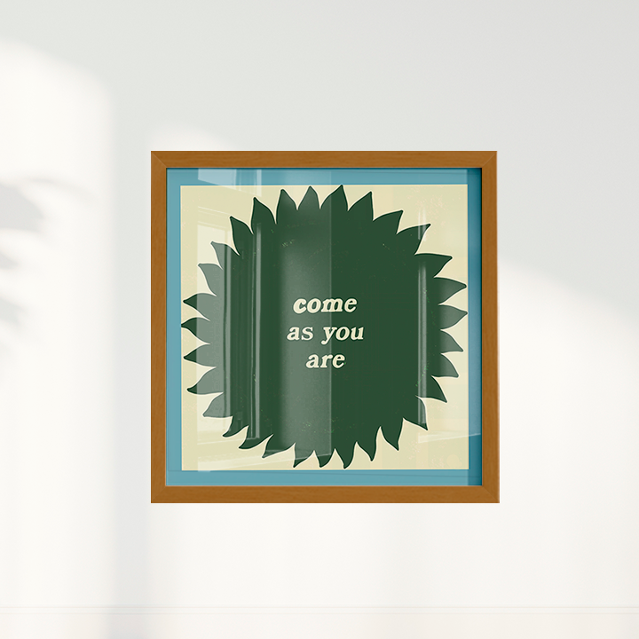 Quadro come as you are I por Heloisa Camargo