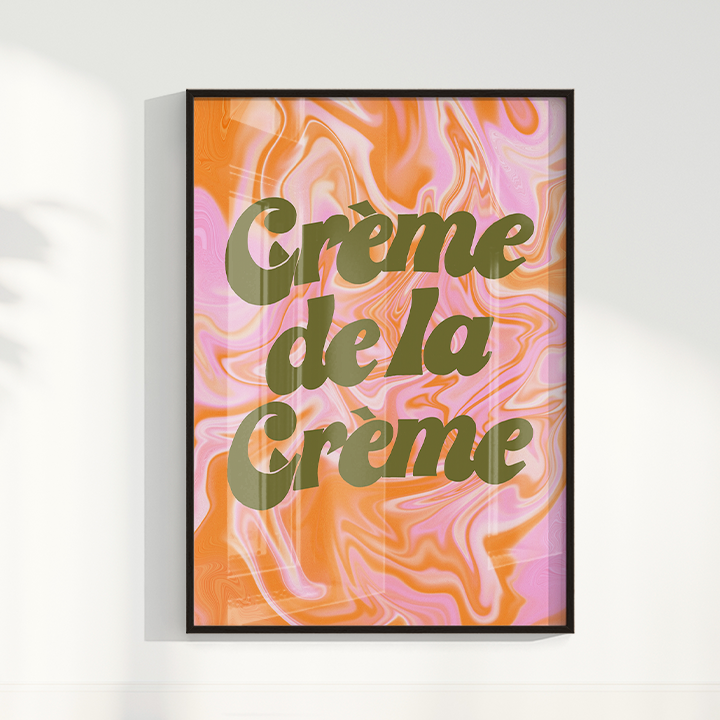 Quadro Crème de la Crème por Heloisa Camargo