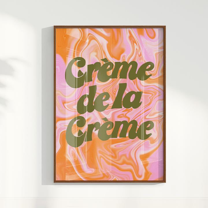 Quadro Crème de la Crème por Heloisa Camargo