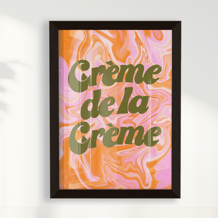 Quadro Crème de la Crème por Heloisa Camargo