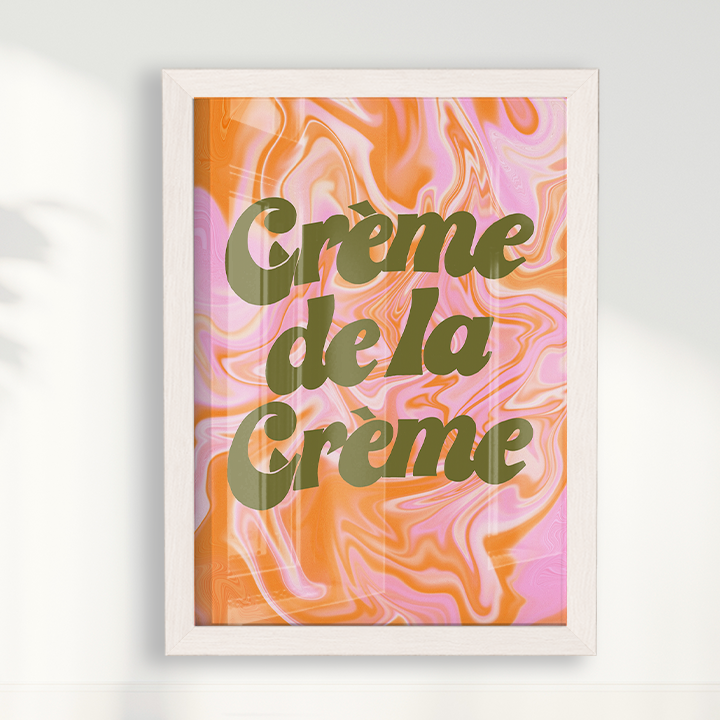 Quadro Crème de la Crème por Heloisa Camargo