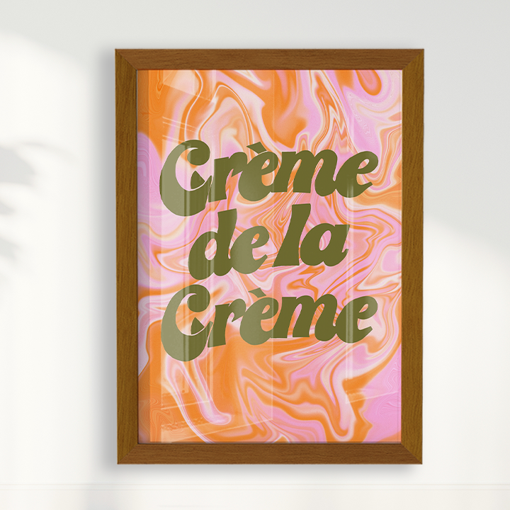 Quadro Crème de la Crème por Heloisa Camargo