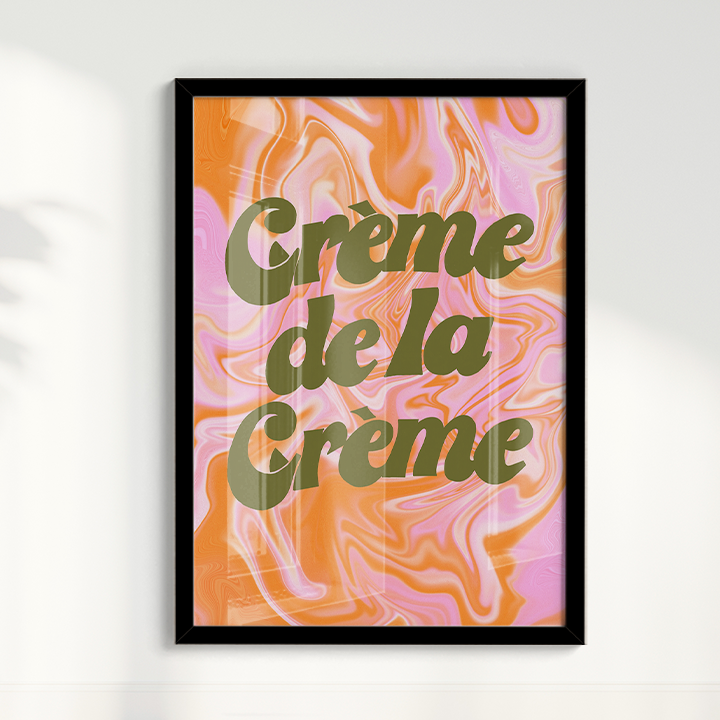 Quadro Crème de la Crème por Heloisa Camargo
